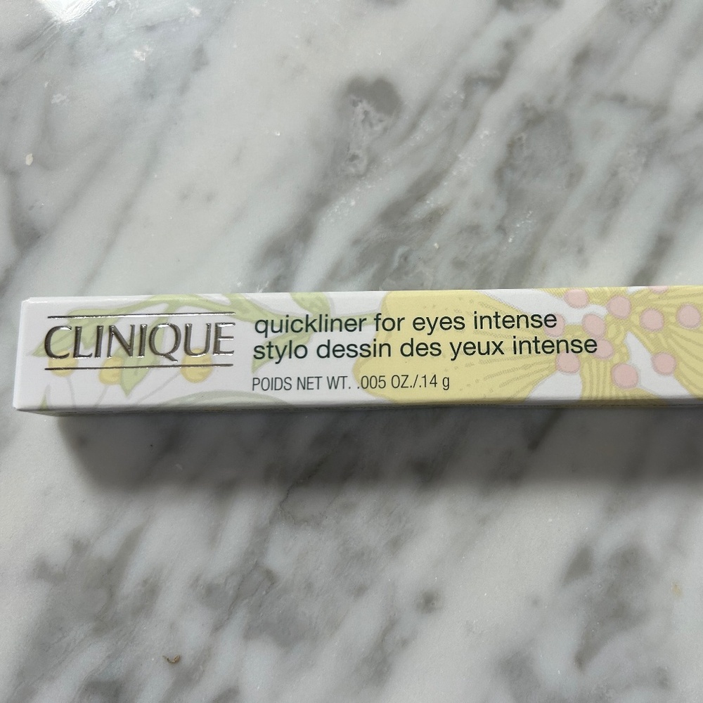 NEW Clinique Quickliner for Eyes Intense 09 Intense Ebony Eyeliner Eye Liner NIB